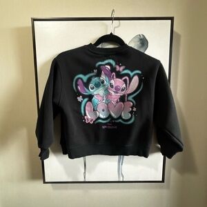 Zara Disney Kids Sweatshirt with Lilo & Stitch Graphic